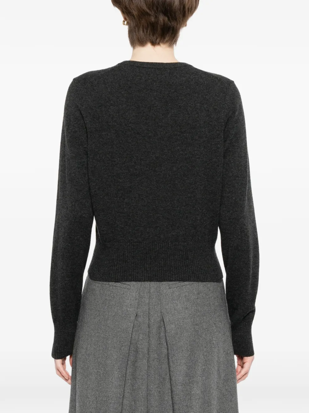 N.Peal Ivy cropped vest Grijs