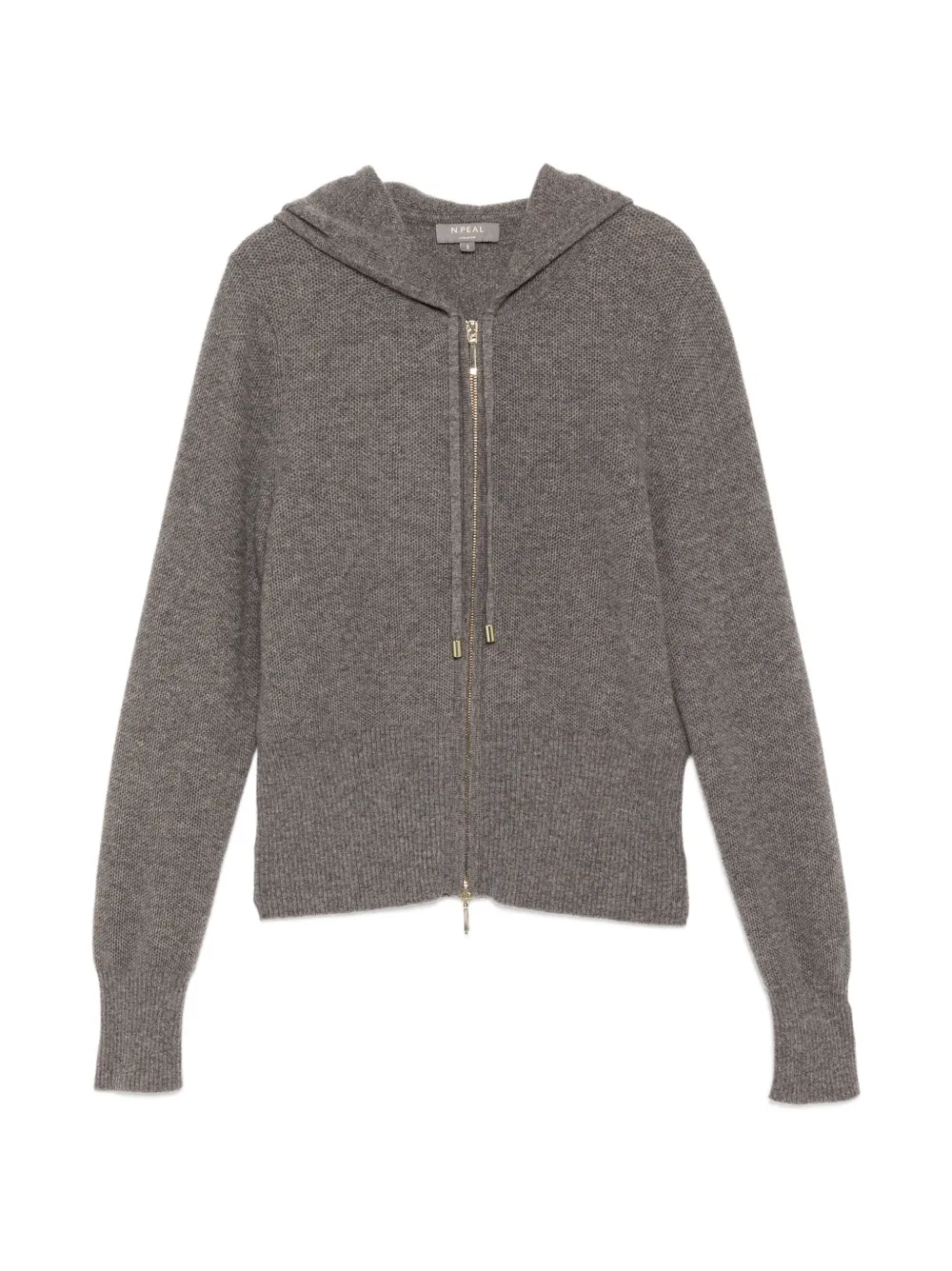N.Peal Honeycomb Kapuzenjacke - Grau