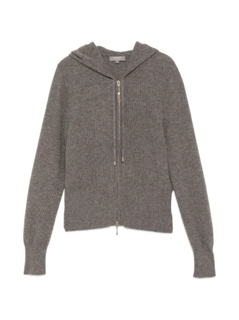 N.Peal Honeycomb zipper hoodie