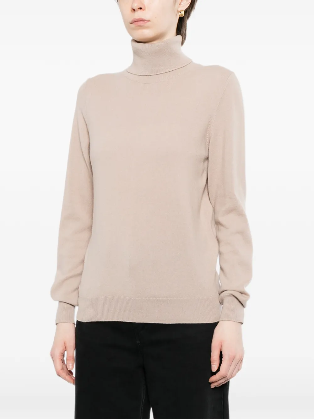 N.Peal Luna top met col Beige