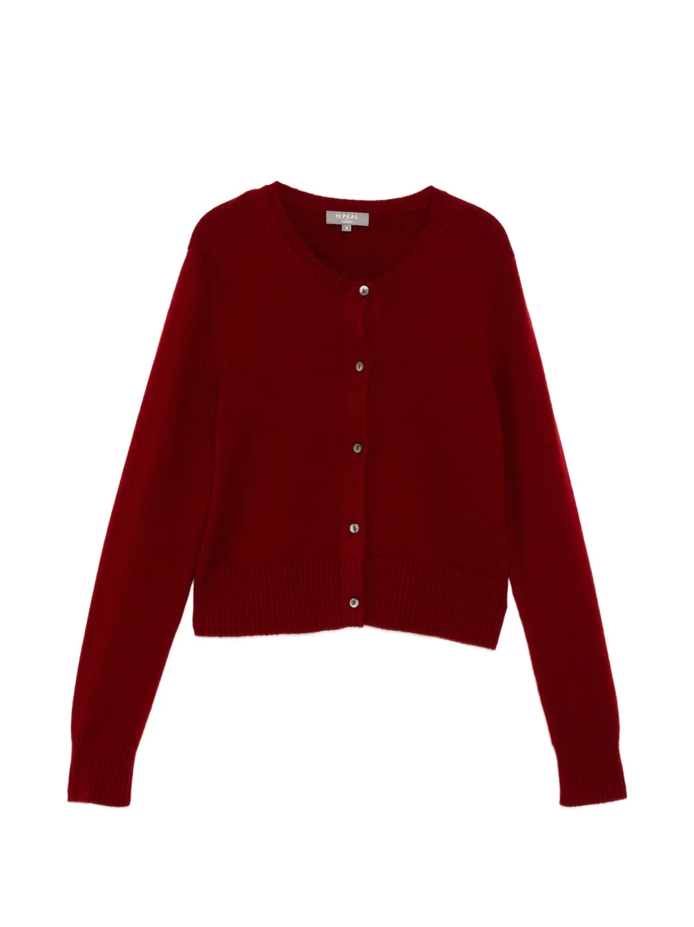 N.Peal chunky-knit cropped cardigan