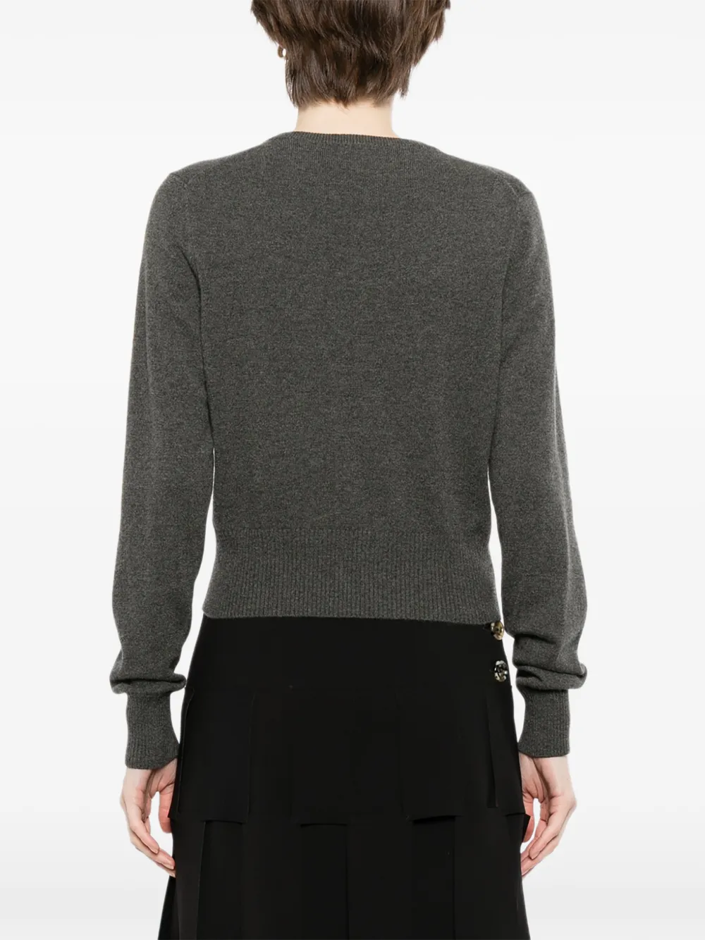 N.Peal Ivy cropped vest Zwart