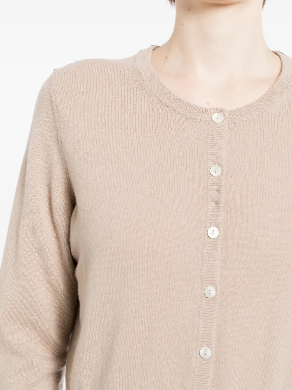 N.Peal Ivy cropped vest Beige