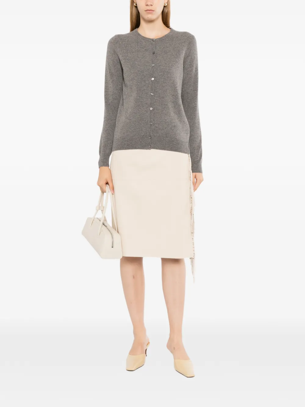 N.Peal Olivia vest Grijs