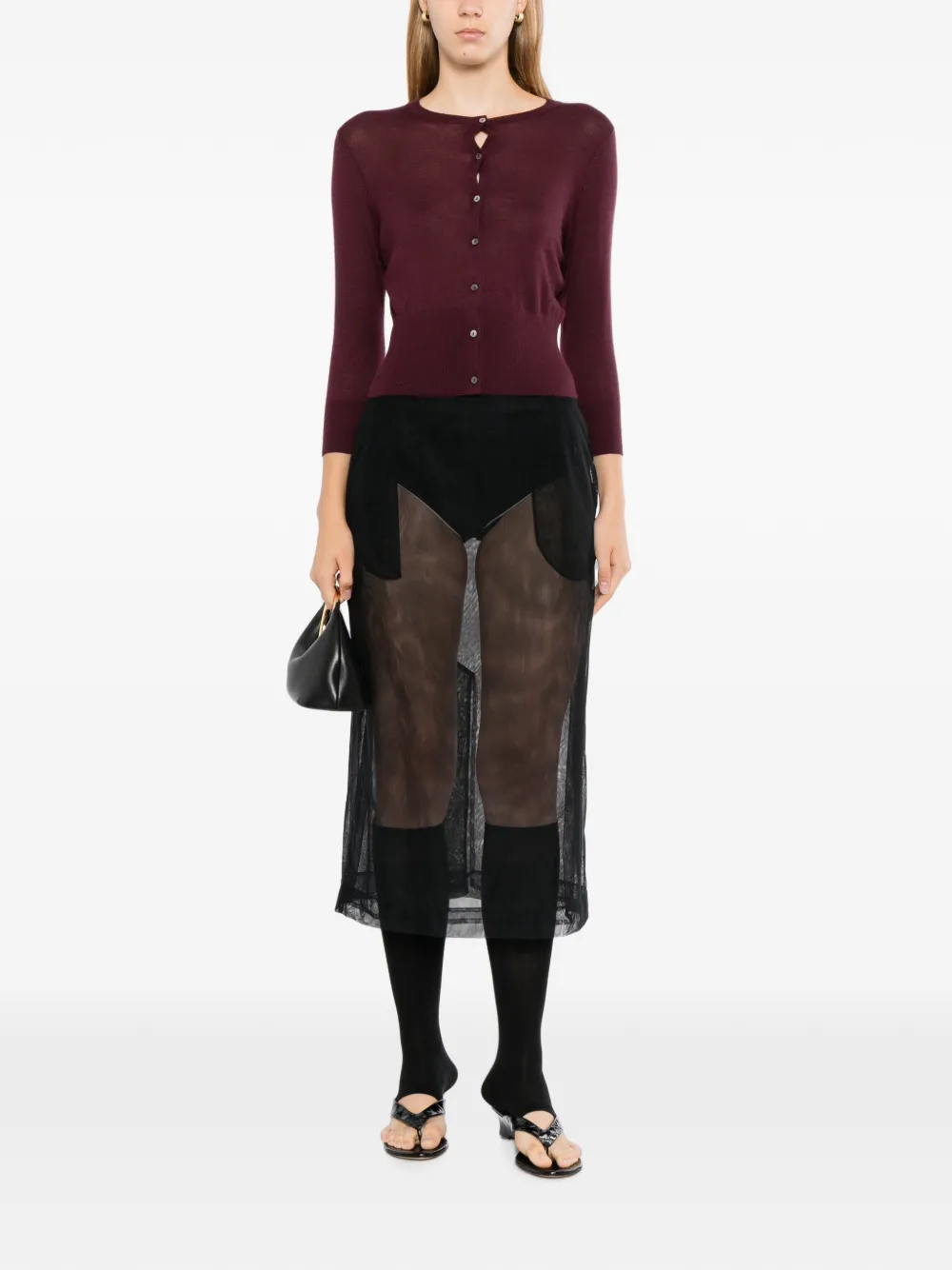 N.Peal Darcie vest Rood