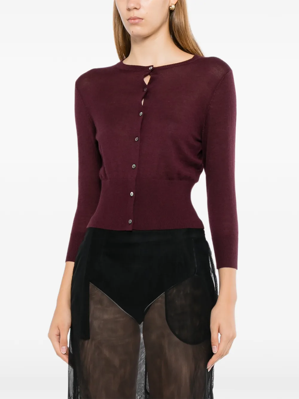 N.Peal Darcie vest Rood