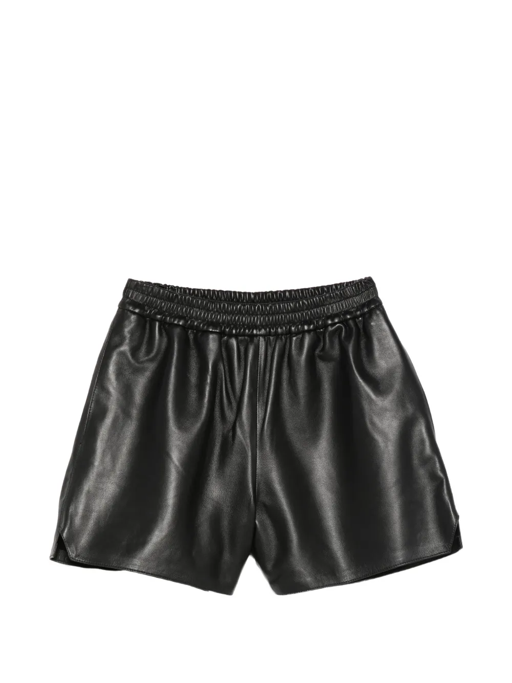 Arma Fyona leather shorts - Black