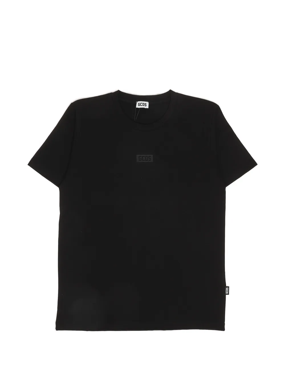 Gcds Kids logo-patch T-shirt - Nero