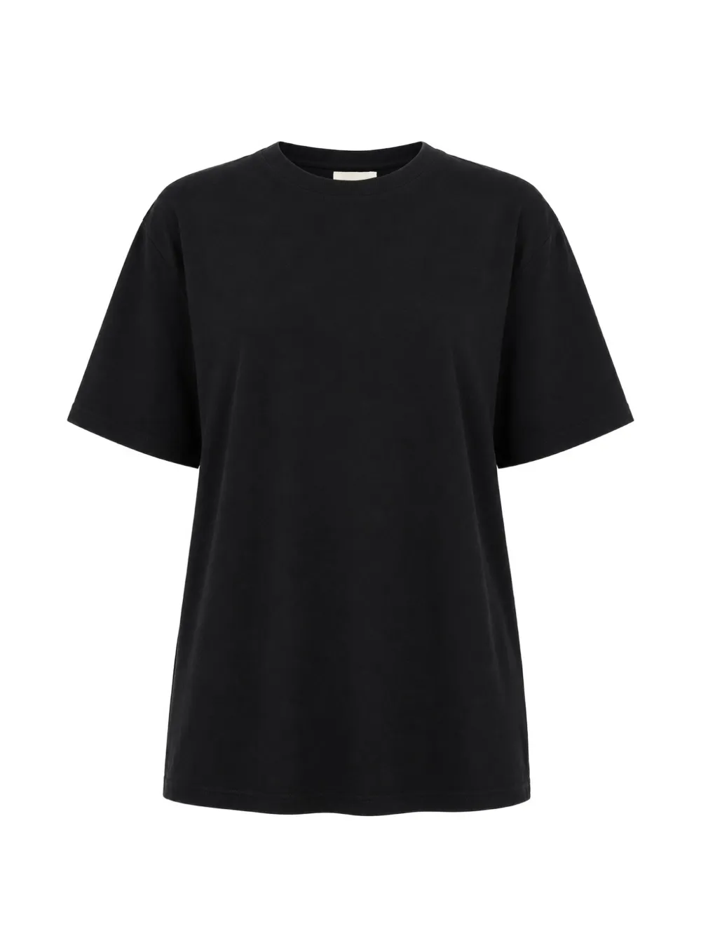 Khaite Crewneck Short-sleeved T-shirt In Black
