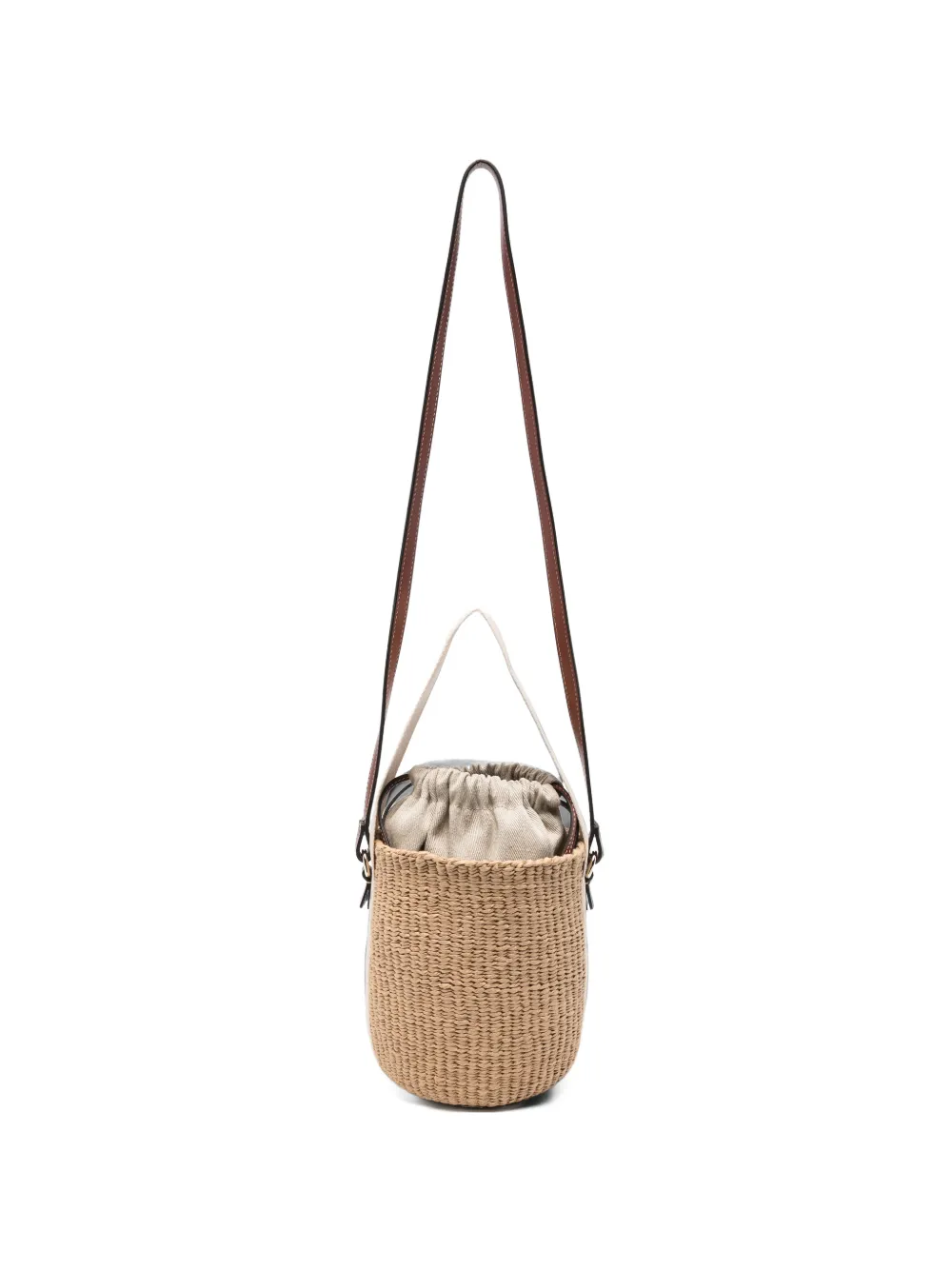 Chloé small Woody bucket bag - Nude