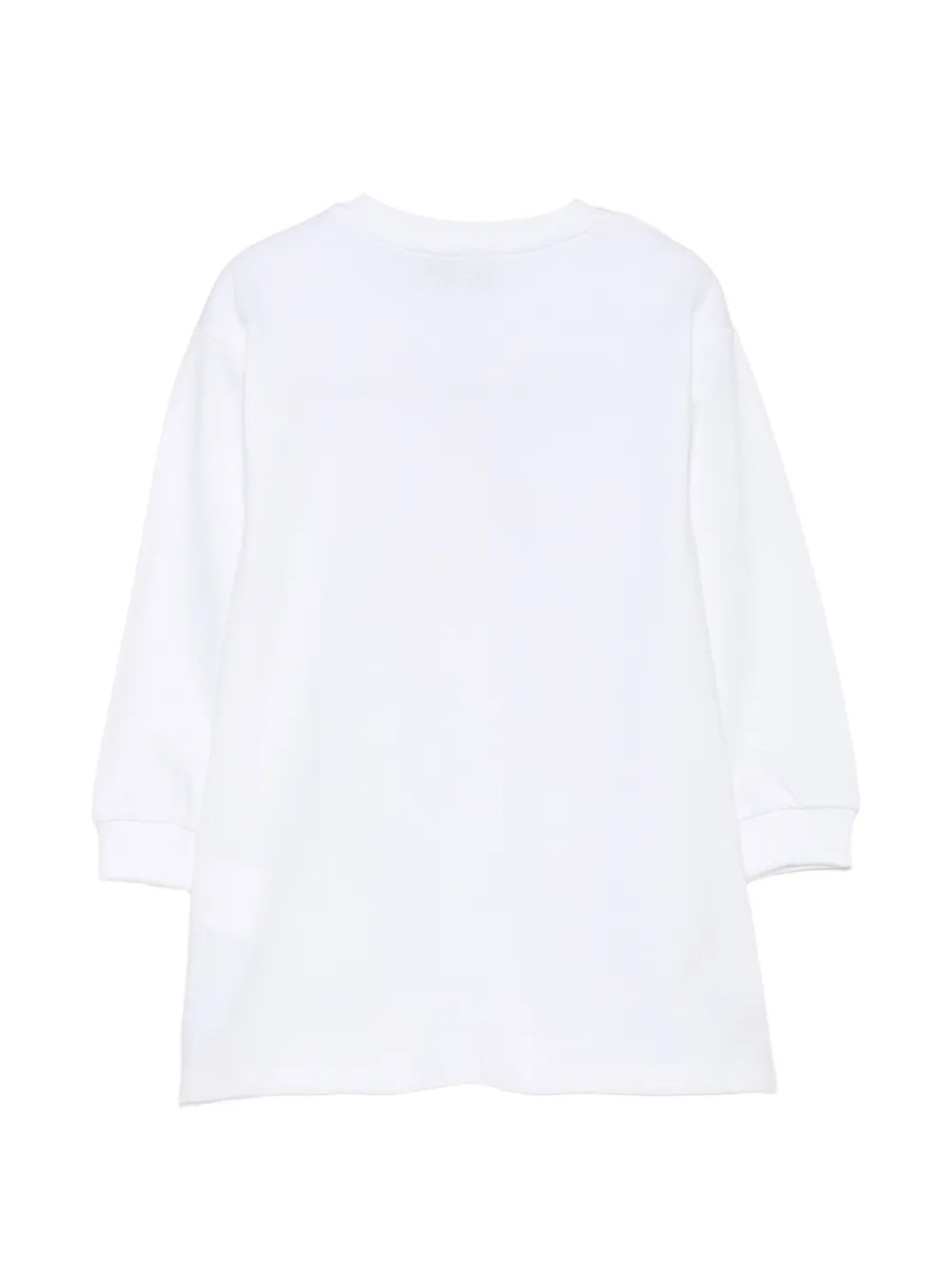 Moschino Kids Sweater met logoprint Wit