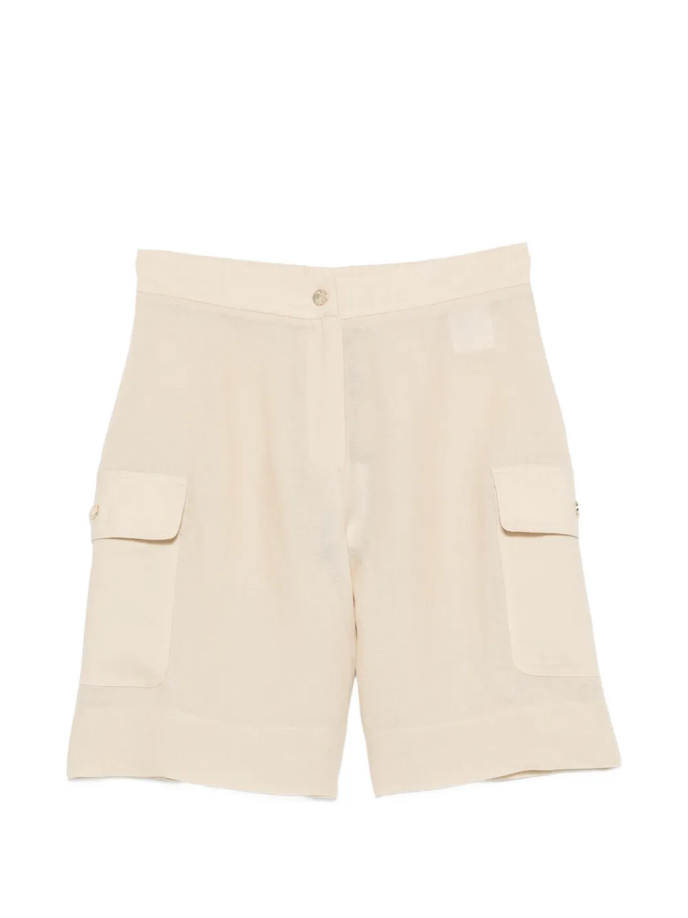 Clips pocket-detail shorts - Toni neutri