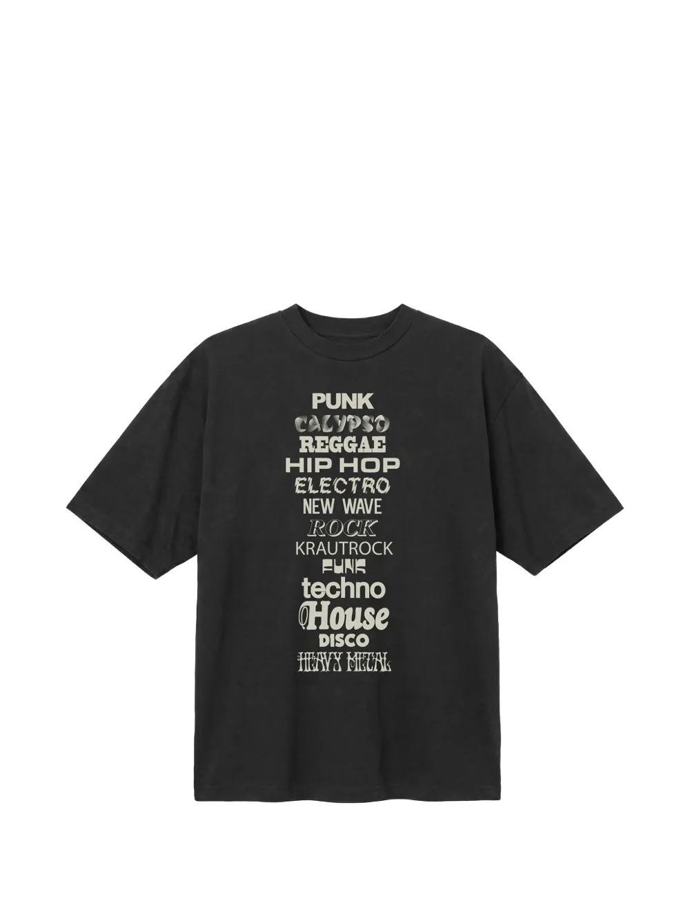 Htc Los Angeles Music graphic-print T-shirt - Nero