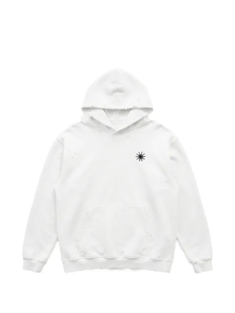 Htc Los Angeles Sun studded distressed hoodie