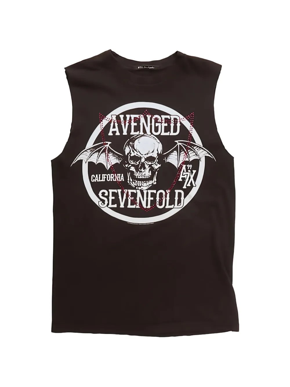 Htc Los Angeles studded graphic-print T-shirt - Nero