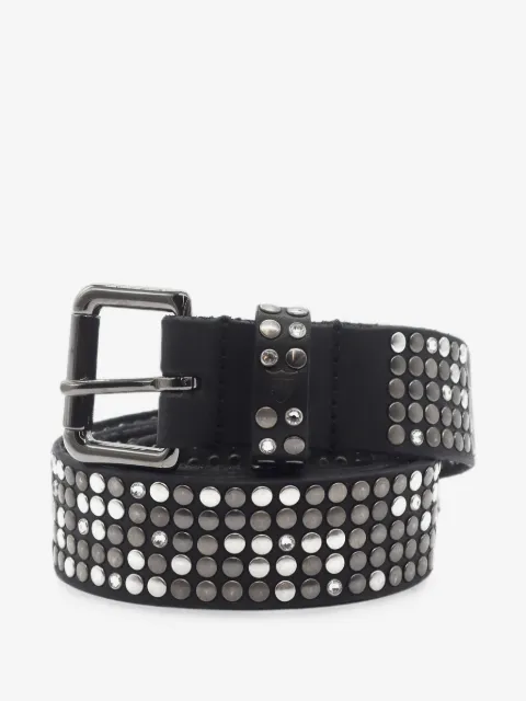 Htc Los Angeles stud-embellished crystal-embellished belt