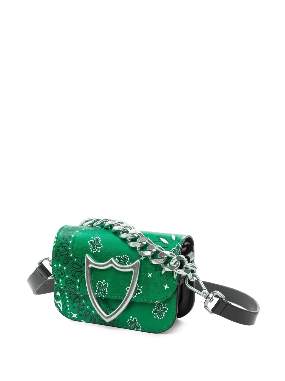 Htc Los Angeles mini paisley-print shoulder bag - Verde