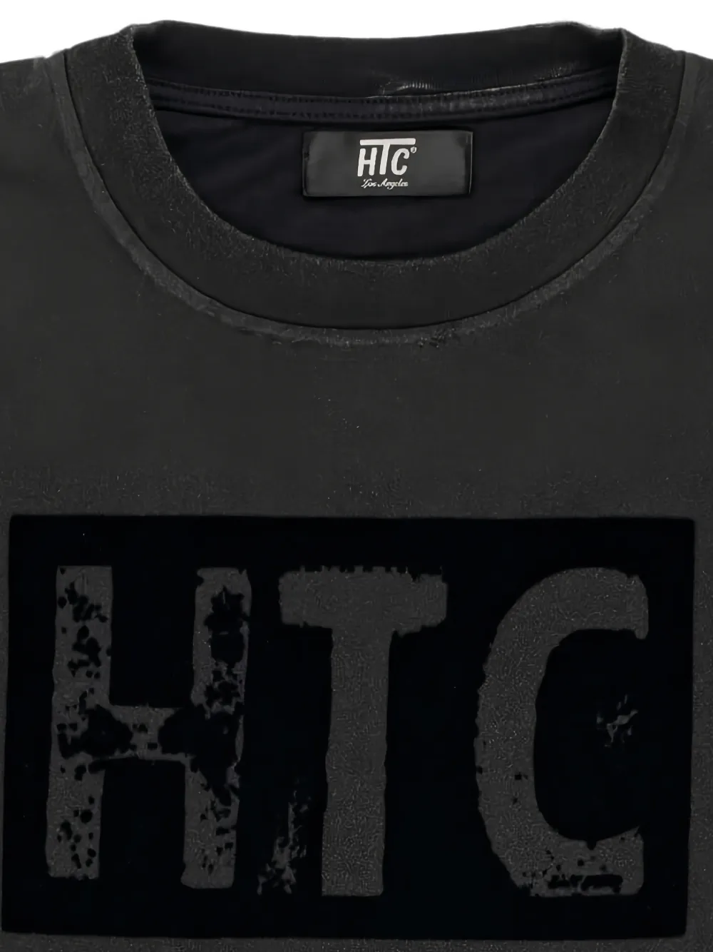 Htc Los Angeles T-shirt met logoprint Zwart