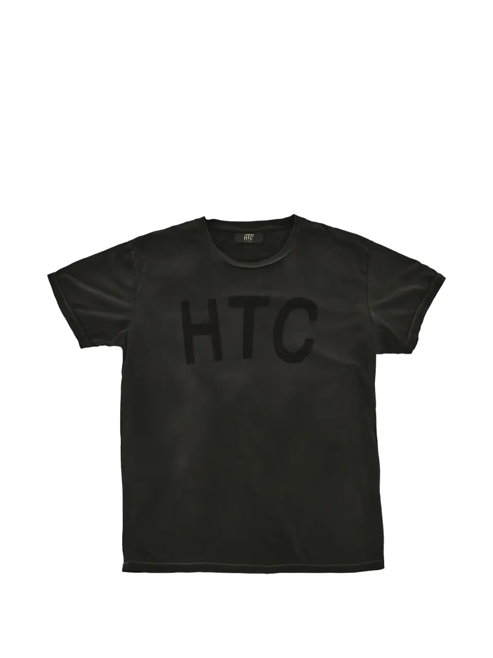 Htc Los Angeles logo-print faded T-shirt - Nero