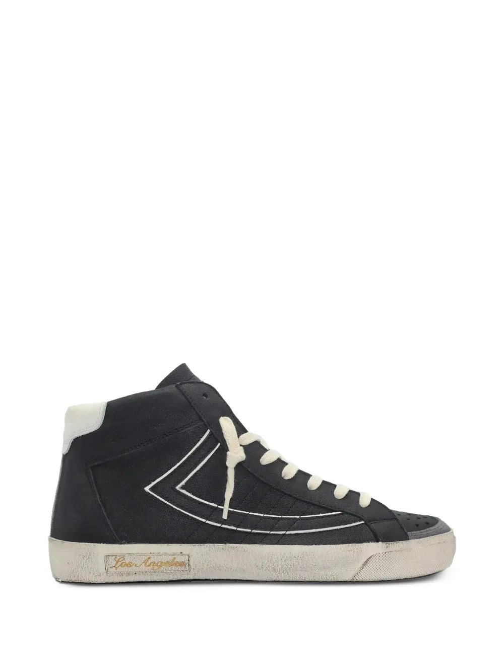Htc Los Angeles Sneakers Vipers con effetto vissuto - Nero