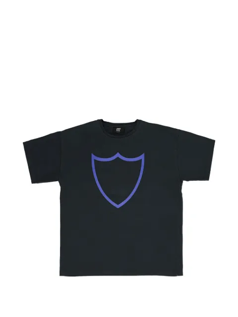 Htc Los Angeles shield-print garment-dyed T-shirt