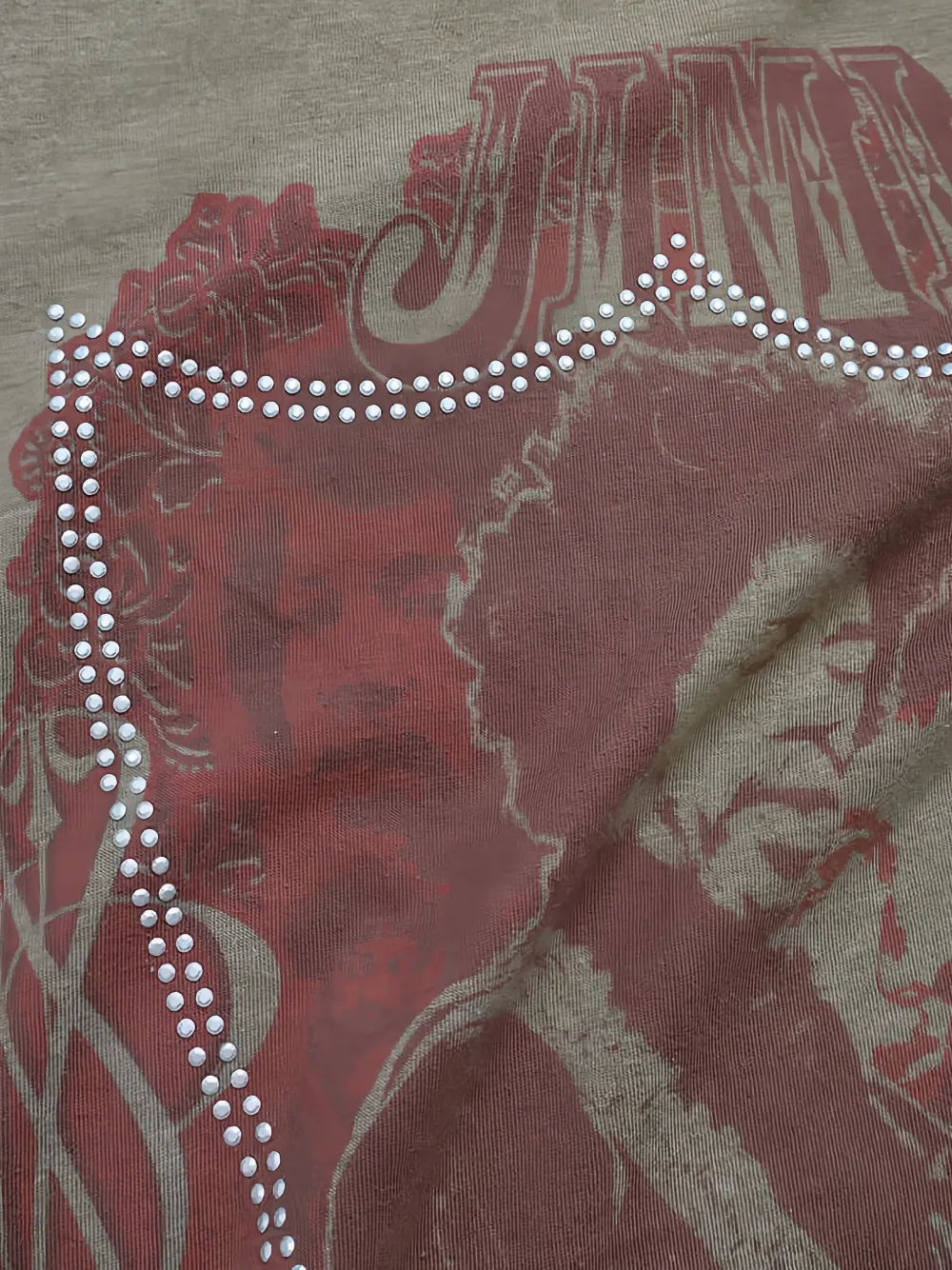 Htc Los Angeles Jimi Hendrix Lux T-shirt met grafische print Groen