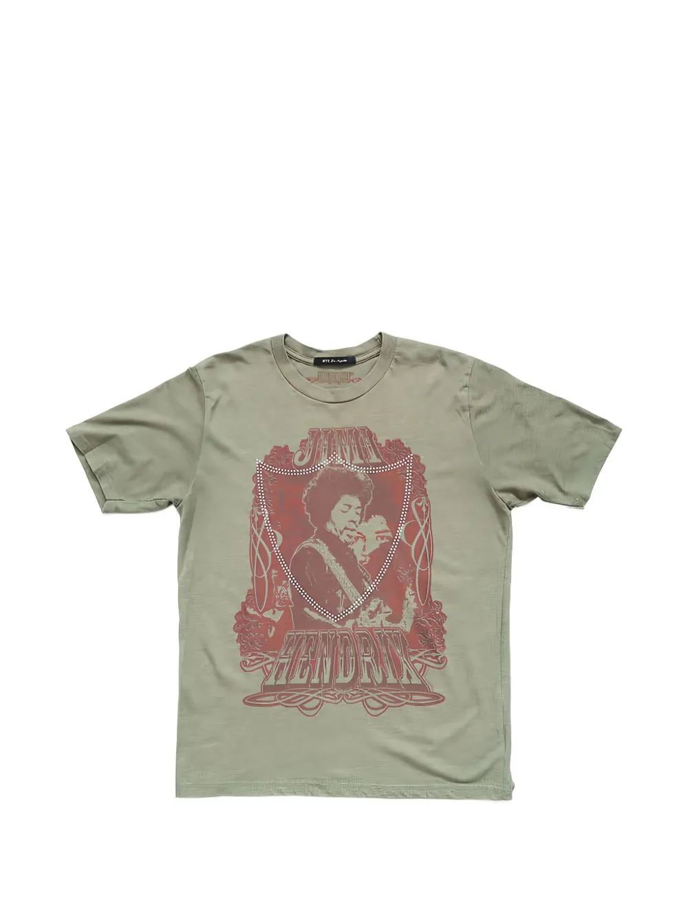 Htc Los Angeles JIMI HENDRIX LUX graphic-print T-shirt - Verde