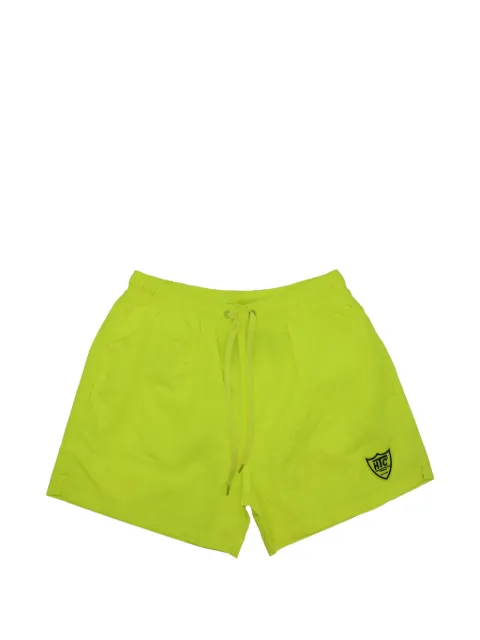 Htc Los Angeles logo-patch drawstring swim shorts