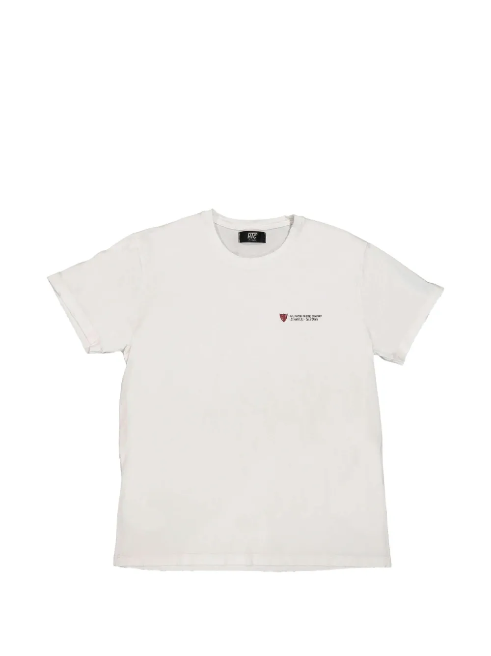 Htc Los Angeles distressed-effect print T-shirt - Bianco