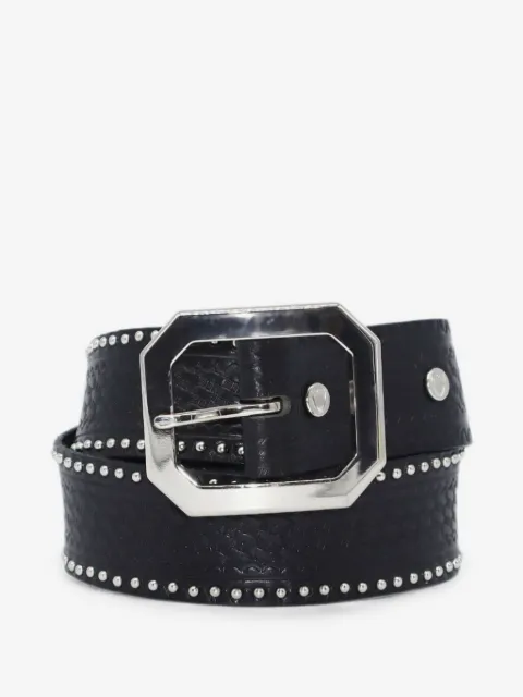 Htc Los Angeles Mulholland studded leather belt