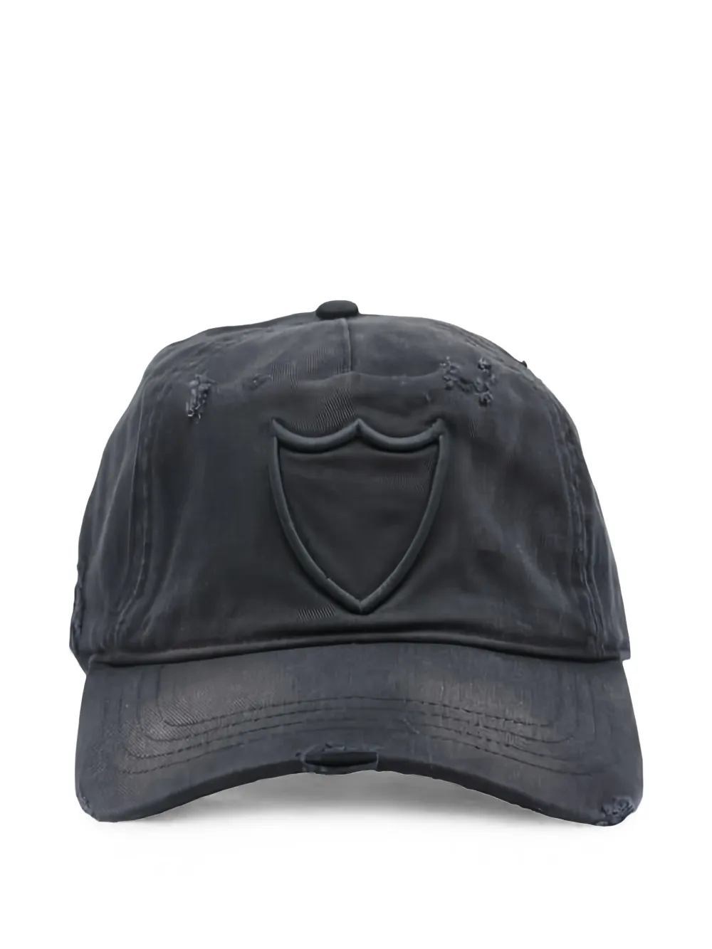 Htc Los Angeles distressed embroidered baseball cap - Nero