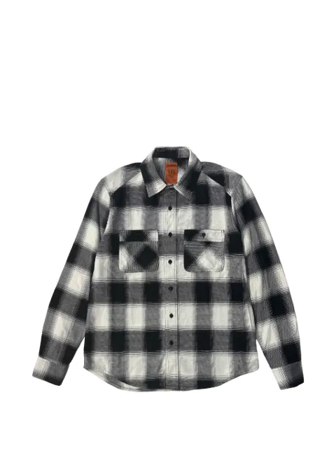 Htc Los Angeles check graphic-print shirt