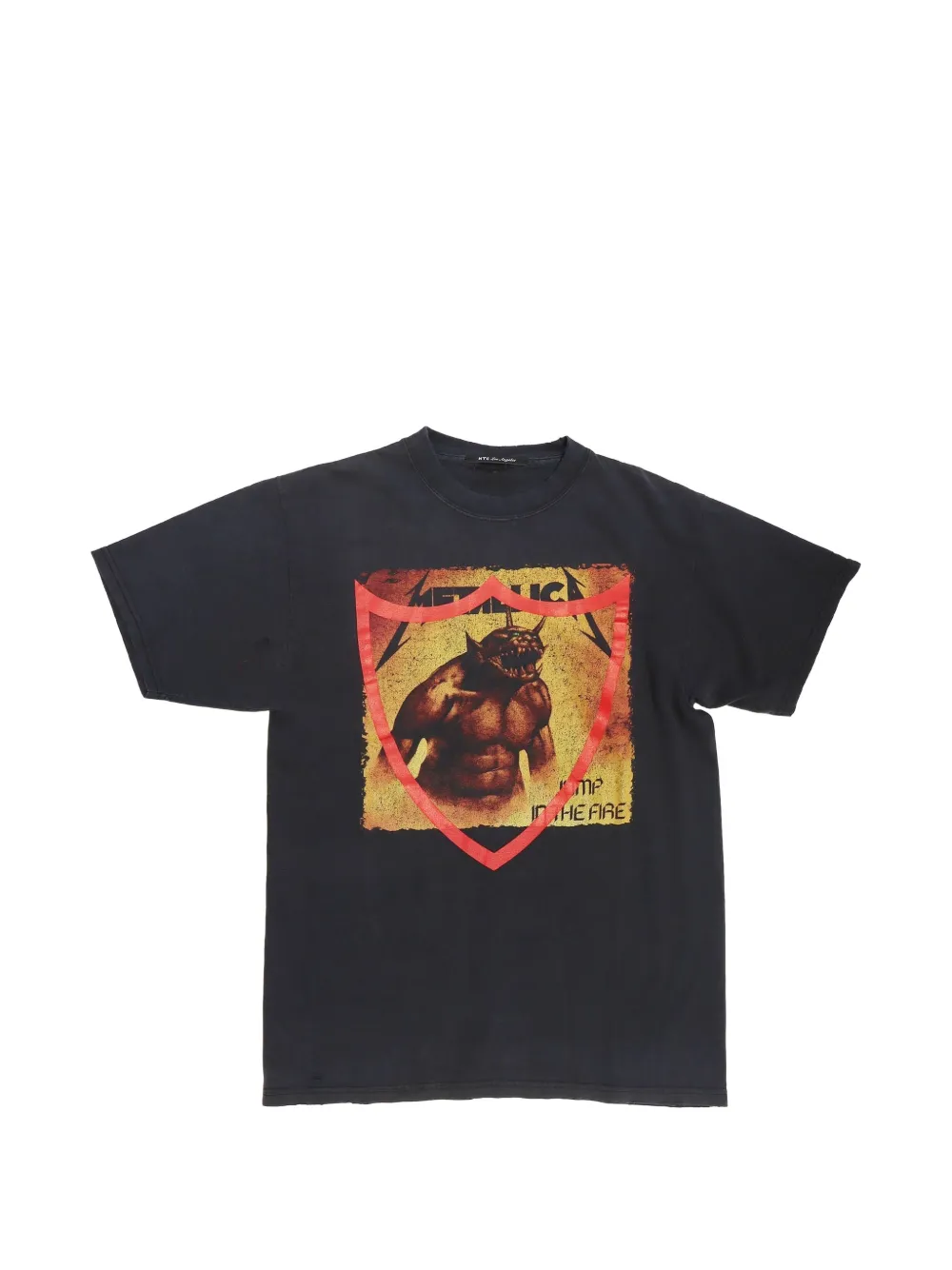 Htc Los Angeles graphic-print logo-detail T-shirt - Nero
