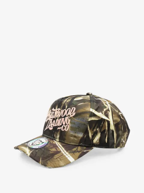 Htc Los Angeles camo-print embroidered baseball cap