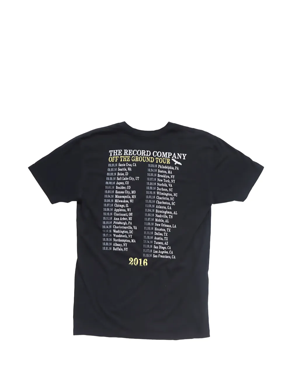 Htc Los Angeles T-shirt met studs en print Zwart