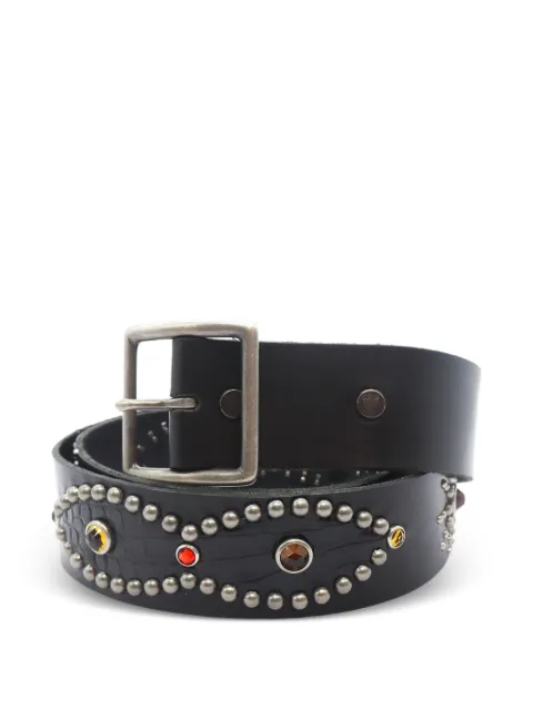 Htc Los Angeles ceinture à ornements en cristal et clous