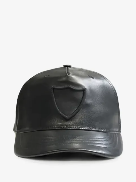 Htc Los Angeles logo-embroidered leather baseball cap