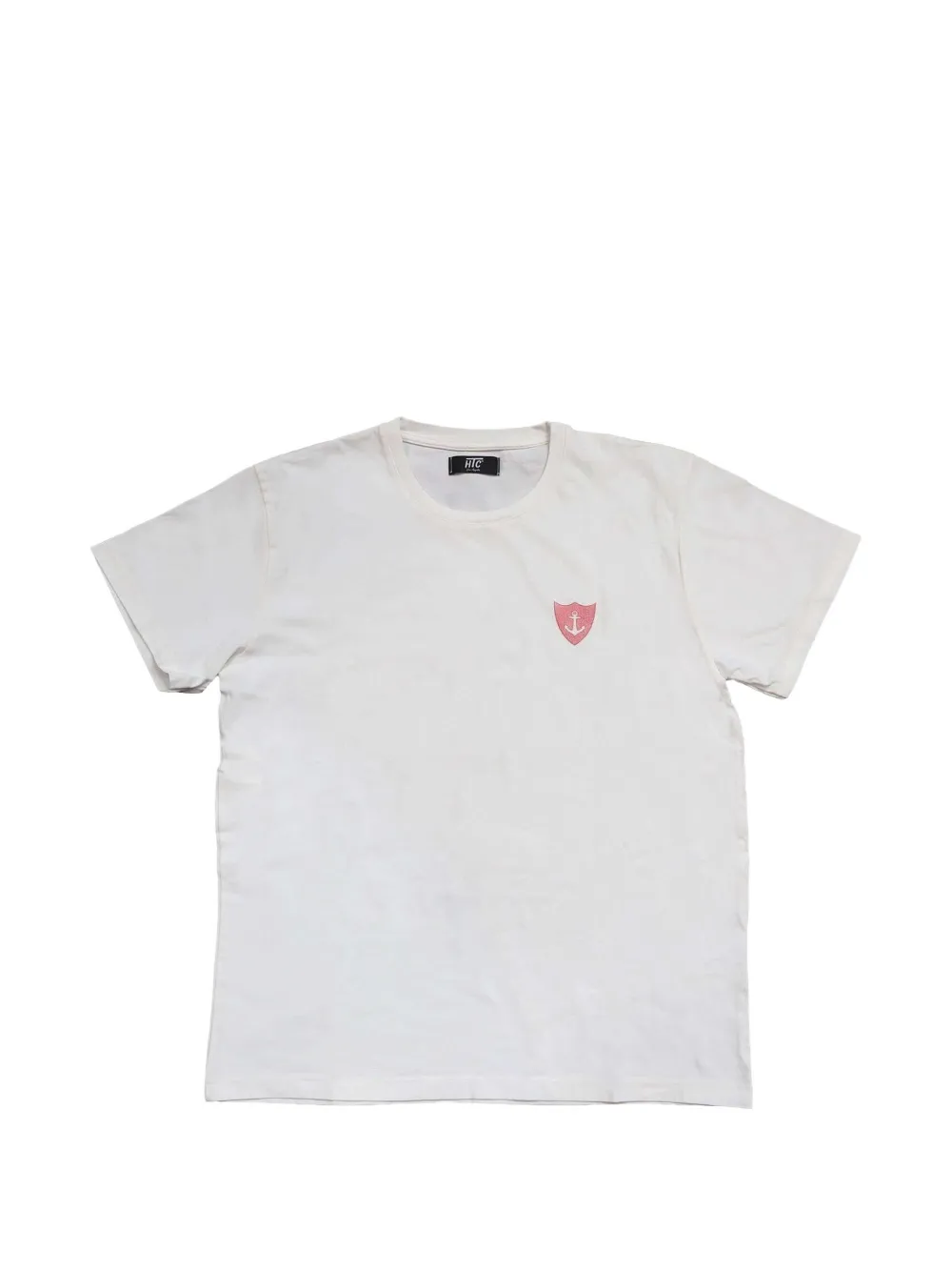 Htc Los Angeles logo-print cotton T-shirt - Toni neutri