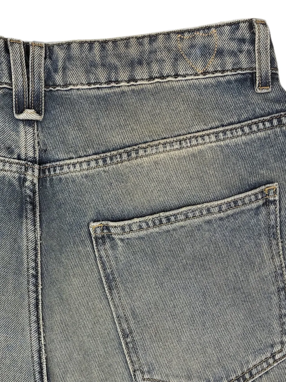 Htc Los Angeles Verfraaide jeans met wijde pijpen Blauw