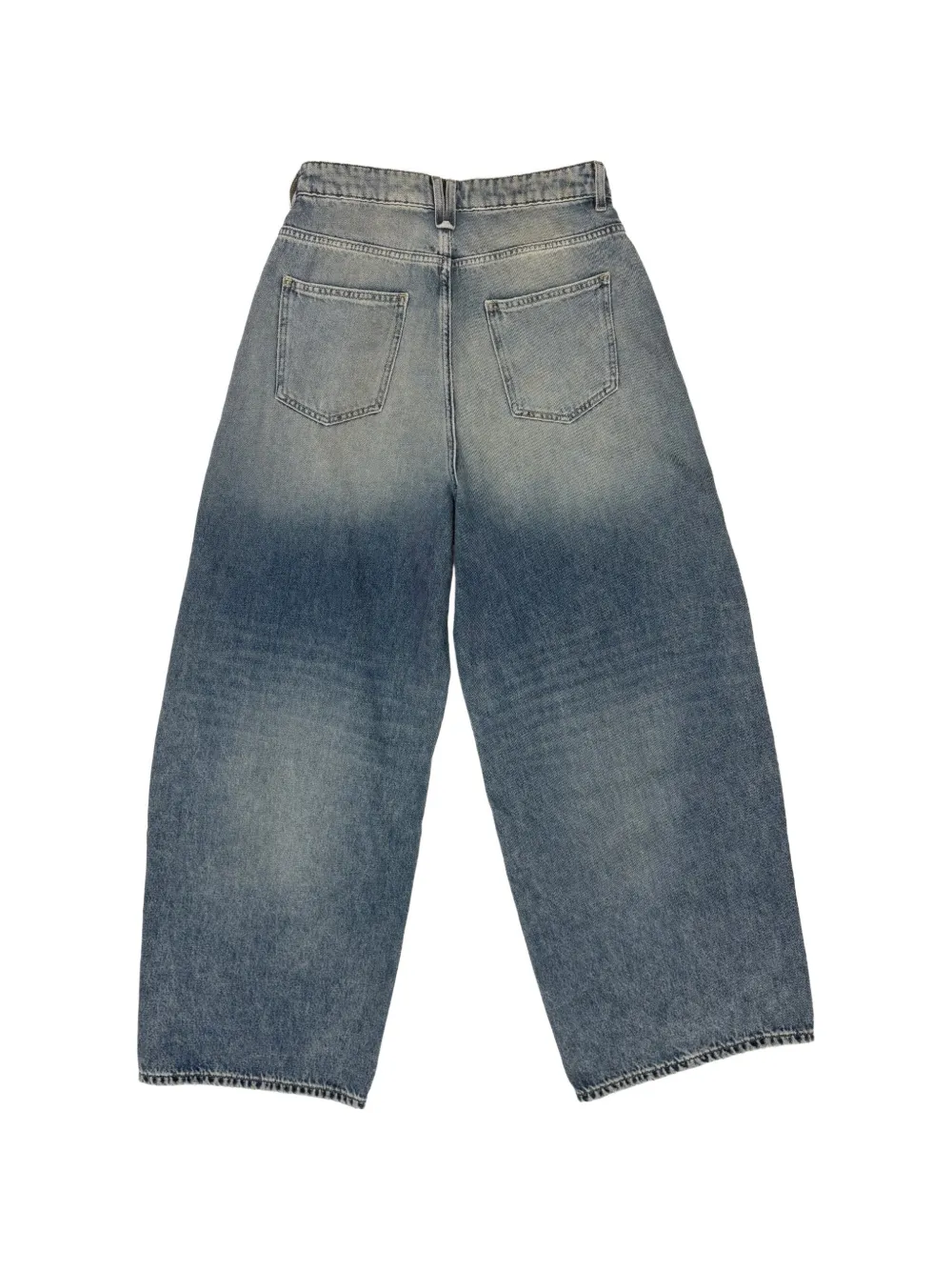 Htc Los Angeles Verfraaide jeans met wijde pijpen Blauw