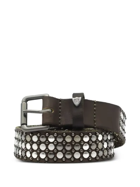 Htc Los Angeles Nest slim studded leather belt
