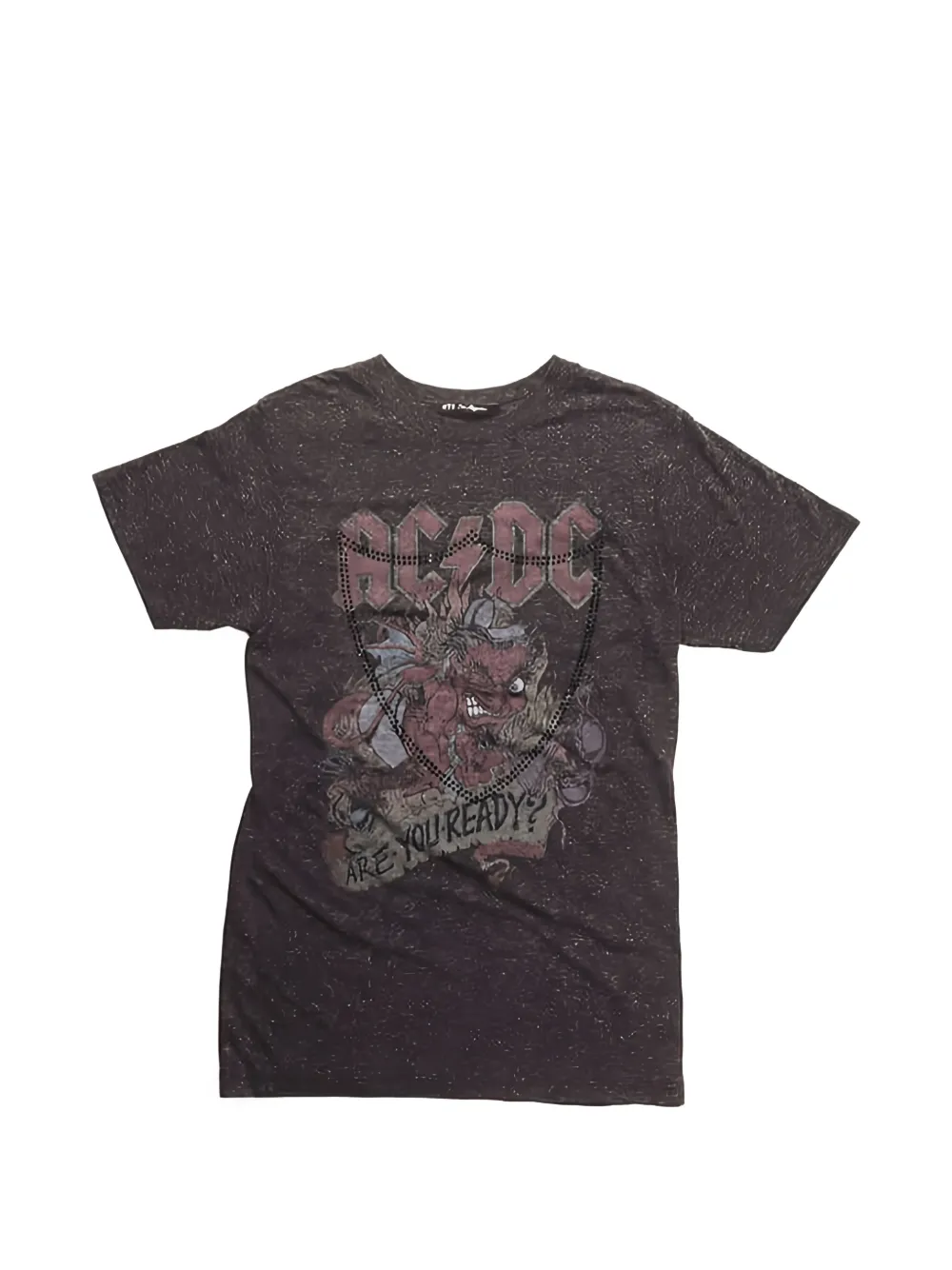 Htc Los Angeles studded graphic-print T-shirt - Grigio