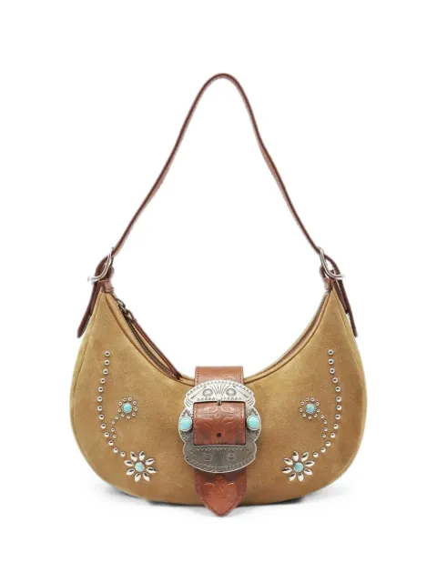 Htc Los Angeles Sheryl suede shoulder bag