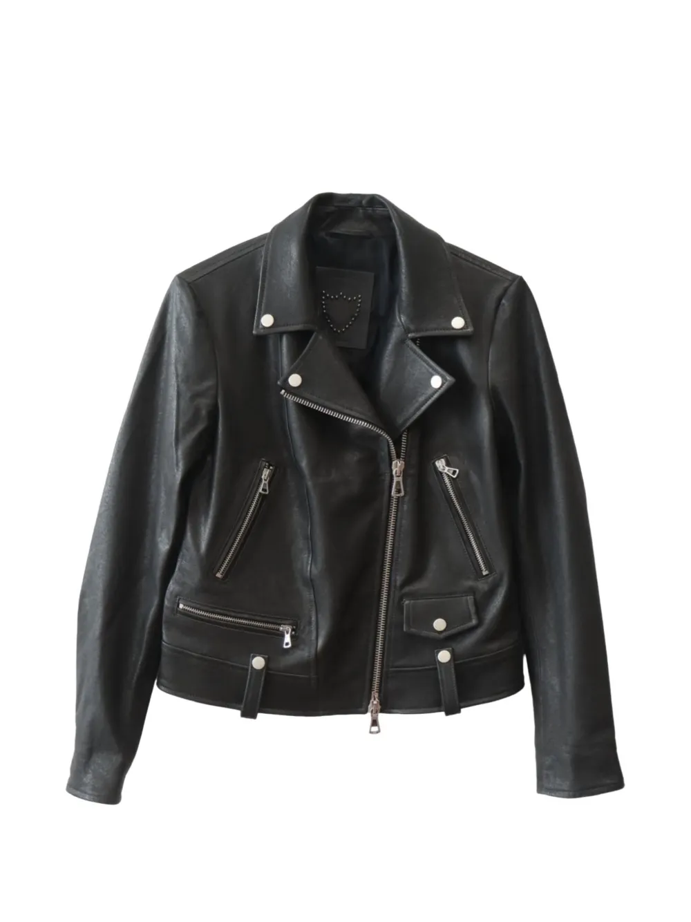 Htc Los Angeles New Celina leather biker jacket - Nero
