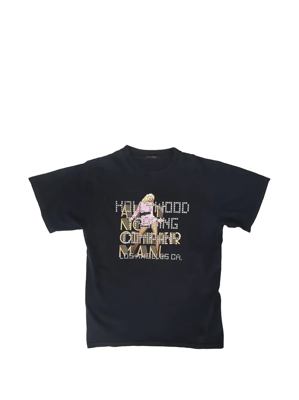 Htc Los Angeles Christina studded graphic-print T-shirt - Nero
