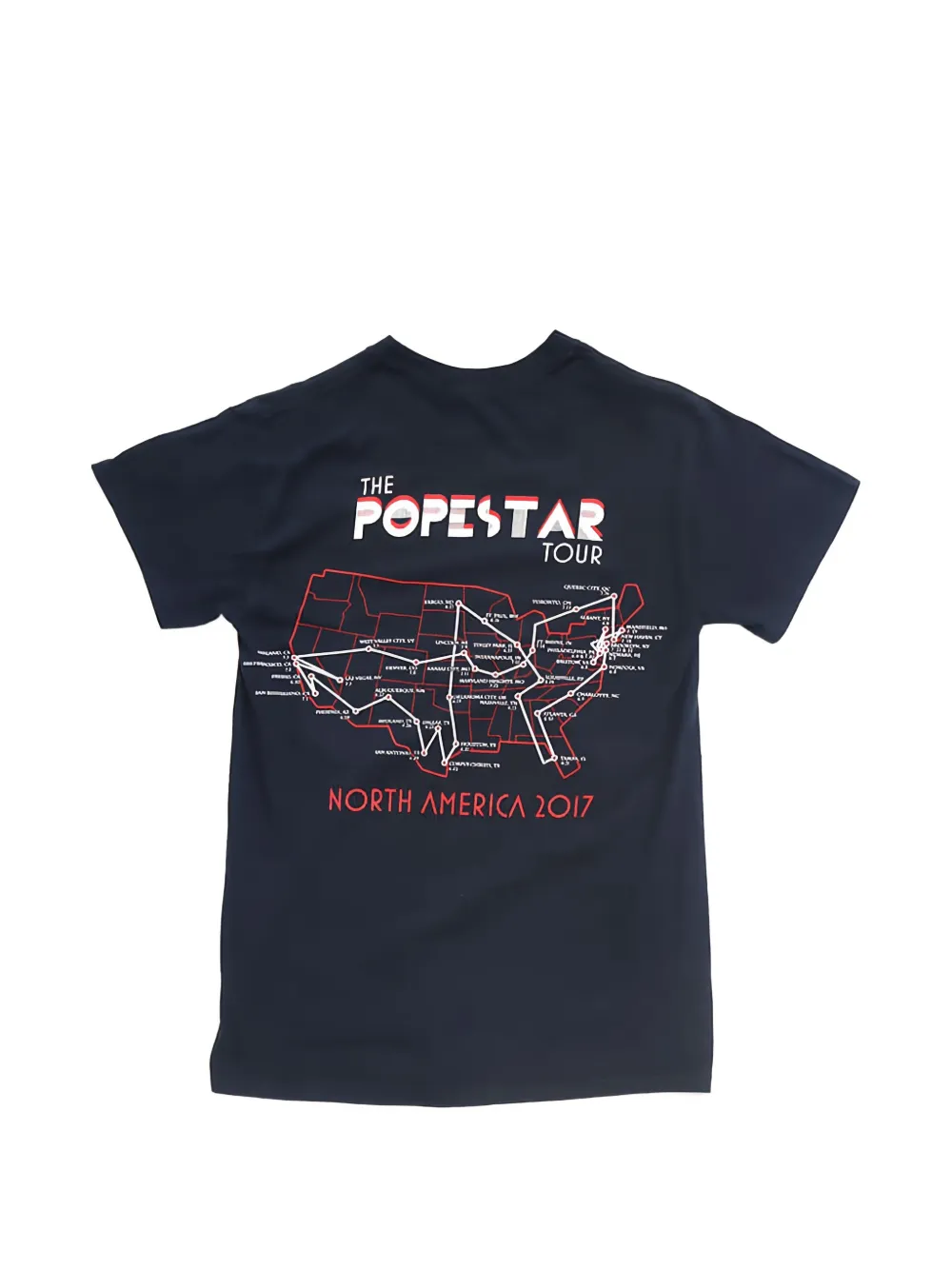 Htc Los Angeles Ghost T-shirt met grafische print Zwart