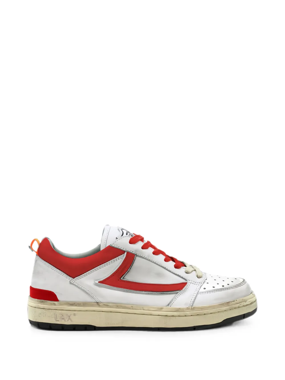 Htc Los Angeles Starlight perforated leather sneakers - Bianco