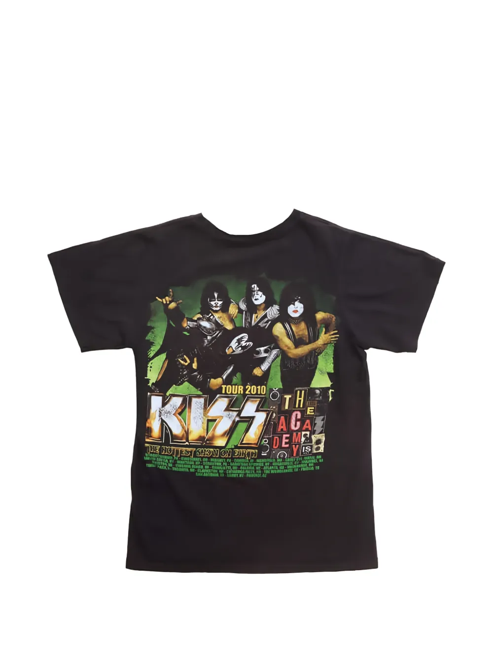 Htc Los Angeles T-shirt met studs en print Zwart