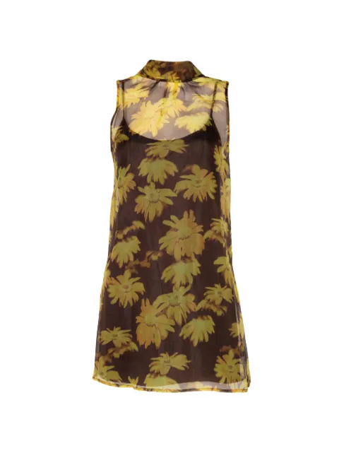 STAUD Albee floral-print mini dress