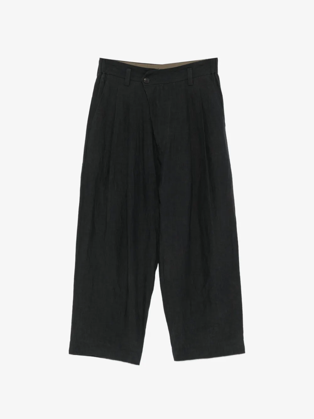 Ziggy Chen pleated-waistband pocket trousers | Blue | Image 1